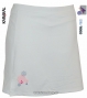 dámská badmintonová sukně KARAKAL AMARA WHITE