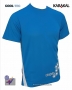 badmintonové triko KARAKAL PRO TEE BLUE