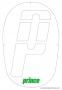 badmintonová logo šablona PRINCE